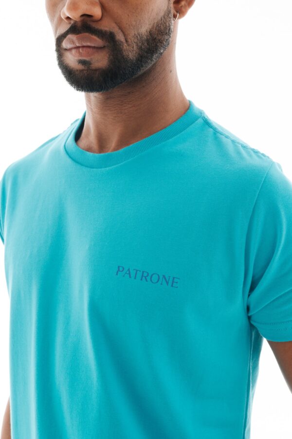 Camiseta Push Yourself - Azul Turquesa - Imagem 4